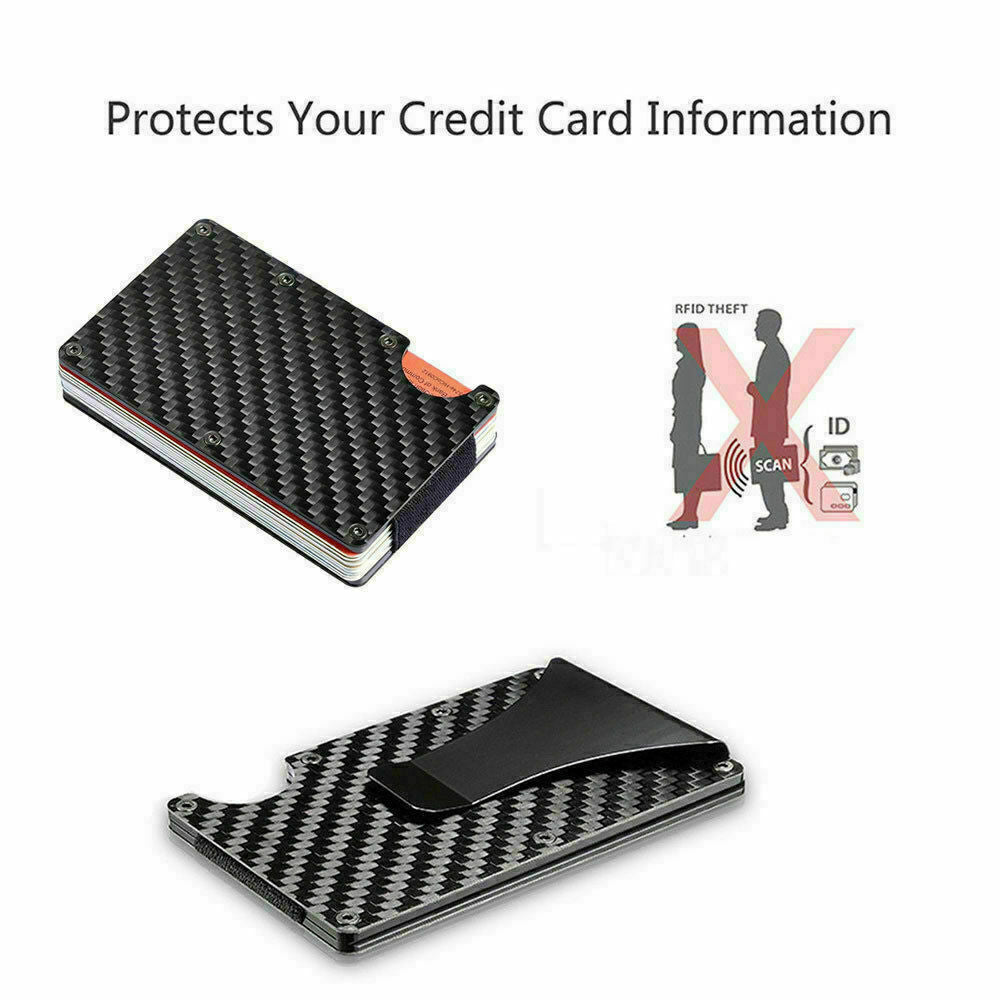 RFID-Protected Carbon Fiber Wallet for Men: Sleek, Durable, and Secure