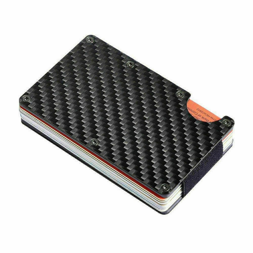 RFID-Protected Carbon Fiber Wallet for Men: Sleek, Durable, and Secure